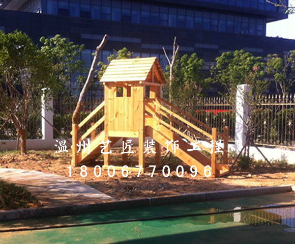 象山·大目灣幼兒園防腐木木屋