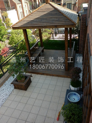 小區(qū)涼亭施工