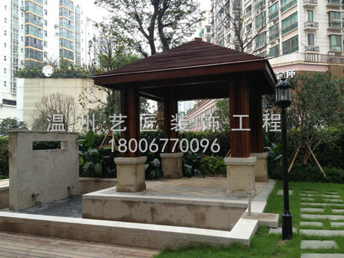 小區(qū)四角亭