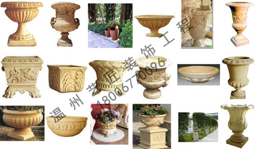 各式各樣的花缽