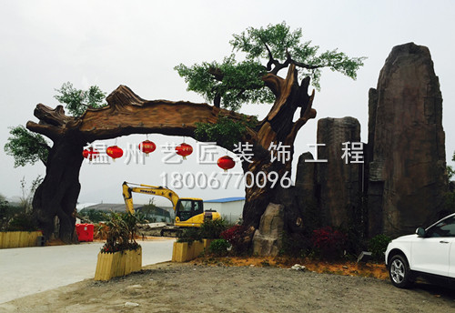 景區(qū)假山仿真樹門
