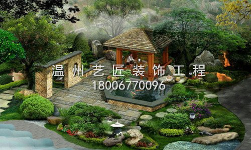 別墅庭院視覺(jué)圖