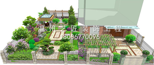 別墅庭院景觀設(shè)計圖