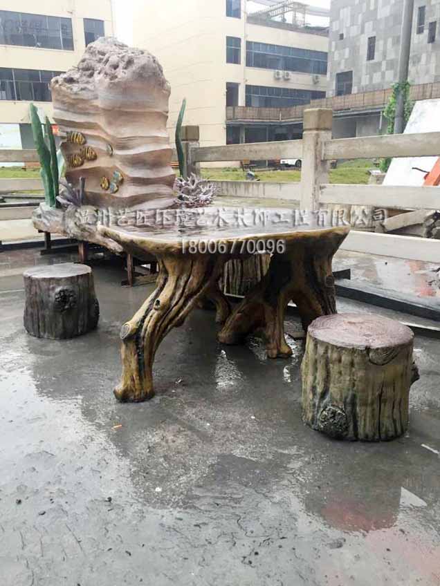 仿真樹樁水泥坐凳