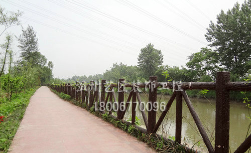 仿木欄桿——河邊安全作用