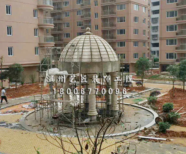 房產(chǎn)園林GRC景觀亭